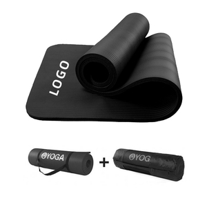 2025 Chất Lượng Cao Lớn Matt Tập Thể Dục Biểu Tượng Tùy Chỉnh Thêm Dày 8Mm 10Mm 15Mm Đen Nbr Yoga Mat - Product Image 2