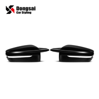 Coques de rétroviseurs latéraux style G8x noir brillant LHD compatibles avec G20 G22 G30 G42 G11 G14 G15 G16 2017-2026, couvercles de remplacement en ABS injecté