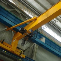 Ponts roulants à flèche sur mesure de 1 à 5 tonnes à haute efficacité avec moteur intégré pour ateliers, certifiés CE ISO, garantie 2 ans
