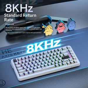 Clavier de jeu magnétique Attack Shark X82PRO HE, disposition 75 %, tri-mode, avec précision RT de 0,01 mm, prise en charge 8 kHz, RT/Snap Tap/DKS/MT/TGL - Product Image 3
