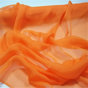<span class=keywords><strong>Tessuto</strong></span> in <span class=keywords><strong>Chiffon</strong></span> di Seta Pura al 100% Tinta Unita Nera Liscia per Abiti Estivi da Donna e Sciarpe Traspiranti - Product Image 6