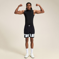 Shorts de course pour hommes à séchage rapide, shorts de sport et de fitness pour hommes, shorts oversize pour hommes, shorts oversize pour hommes avec impression personnalisée en silicone