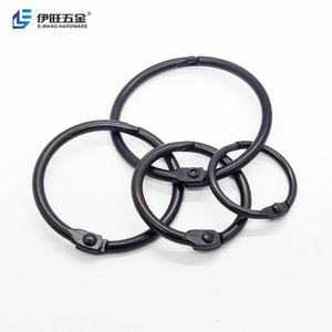 Anneaux de reliure à charnière YIWANG noirs pour carnet, anneaux de reliure à feuilles mobiles pour scrapbooking - Product Image 4