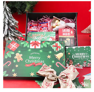 Großhandel Luxuriöse Frohe Weihnachten Neujahr Geschenkboxen für Präsente Faltbare Stabile Weihnachts-Geschenkverpackung - Product Image 4