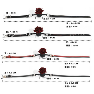 Silicone traspirante rosa palla Gag per adulti BDSM gioco a bocca aperta fissazione orale pizzo fiore <span class=keywords><strong>Bondage</strong></span> ingranaggio per le donne e le coppie - Product Image 6