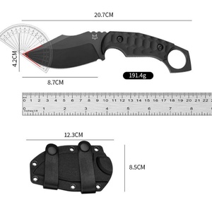 Couteau de poche pliable de haute qualité avec lame en acier inoxydable de 87 mm et manche en G10, personnalisable OEM, couteau de survie portable pour le camping en plein air - Product Image 5