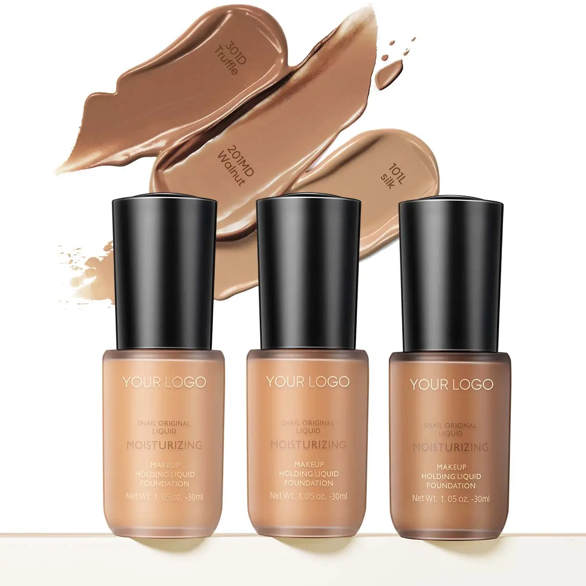 Custom shine foundation lasting perfecting Strong ductility foundation hide acne scarring hide dullness foundation private label