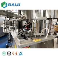 Machine à étiqueter automatique ronde en plastique pour bouteilles PET opp colle thermofusible eau boisson