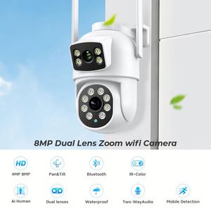 Telecamere CCTV delle Migliori Marche Mondiali con 8 Telecamere Wireless per Uso Esterno, Staffe per Palo da 5M, Lente Fisheye per Targhe - Product Image 2