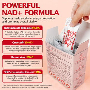 Großhandel 1000mg NAD+ Flüssigsachet Eigenmarke Vegan Nicotinamid Ribosid PQQ Resveratrol NAD Fruchtsirup Nahrungsergänzungsmittel - Product Image 3