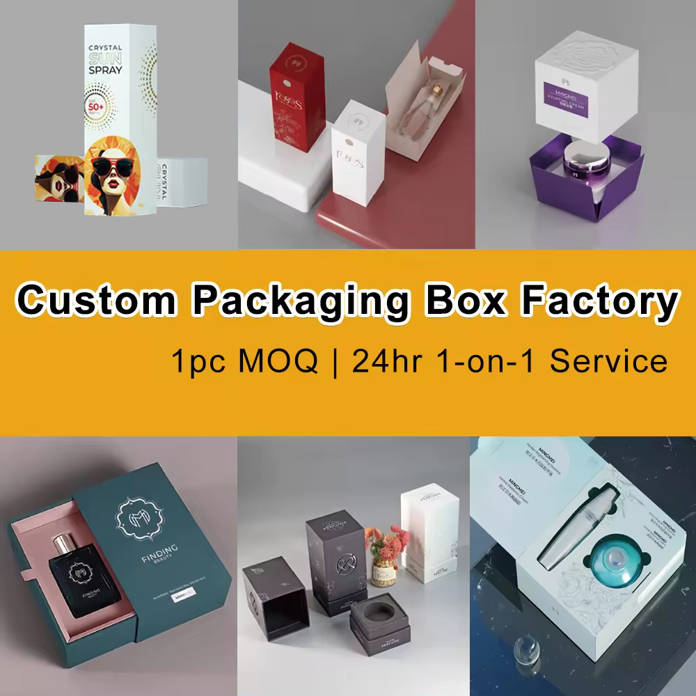 Eco Wholesale Travel Spray Lipstick Make Up Boxes Lash Lip Gloss Rigid Perfume Skincare Cosmetic Gift Custom Logo Packaging Box