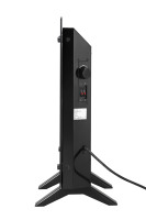 Opciones de programación diaria y semanal Calentador de panel eléctrico con pantalla LED de vidrio 220-240 V 50-60Hz. Calentador de panel de vidrio de convección