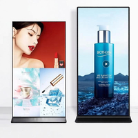 Tótem de Señalización Digital Vertical de Pantalla Completa, Kiosco de Publicidad Interior para Centros Comerciales
