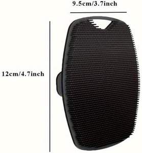 Cepillo Exfoliante Corporal de Silicona Suave y Ecológico para Niños y Adultos - Negro/Rosa/Gris - Product Image 5