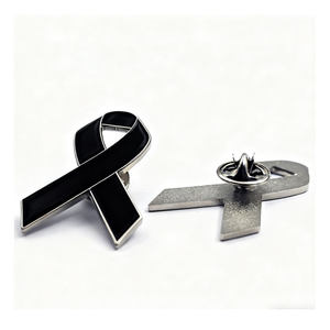 Забавные креативные броши из сплава в форме мультяшных животных: милые черно-белые, в стиле «Ленивый кофе», с животной тематикой, с УФ-покрытием - Product Image 3