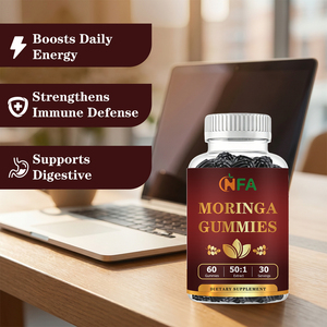 Gummies de Moringa à Marque Blanche OEM avec Supplément de Sodium : Favorise la Digestion, Améliore l'Humeur et la Peau - Product Image 5