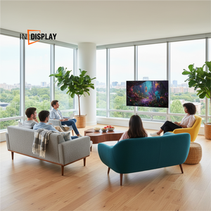 <span class=keywords><strong>Serie</strong></span> <span class=keywords><strong>TV</strong></span> a Proiezione LED Nera con Vetro Temperato Antiesplosione Integrato 4K 120Hz (75 85 98 Pollici) - Product Image 4