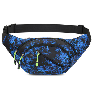 Riñonera Deportiva Impermeable de Tela Oxford con Cremallera, Antiarañazos, con Bolsillo para Teléfono, Unisex - Product Image 1