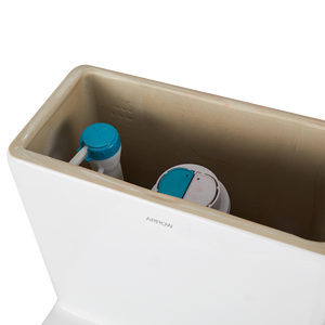 WC monobloc moderne à double chasse de la marque ARROW, avec siphon en S, en céramique, avec radiateur, pour usage hôtelier - Product Image 4