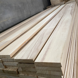 Vendita all'ingrosso di legno legno legno di Paulownia/pino/pioppo di legno solido listello con la costruzione - Product Image 6