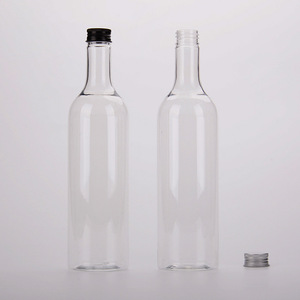 Botella de Plástico PET Transparente de 750 ml con Tapa de Rosca para Bebidas, Leche, Té, Café - Product Image 2
