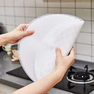 Tapis de cuisson vapeur en silicone blanc/jaune antiadhésif, facile à nettoyer, résistant à la chaleur, écologique, durable, pour usage en cuisine - Product Image 3
