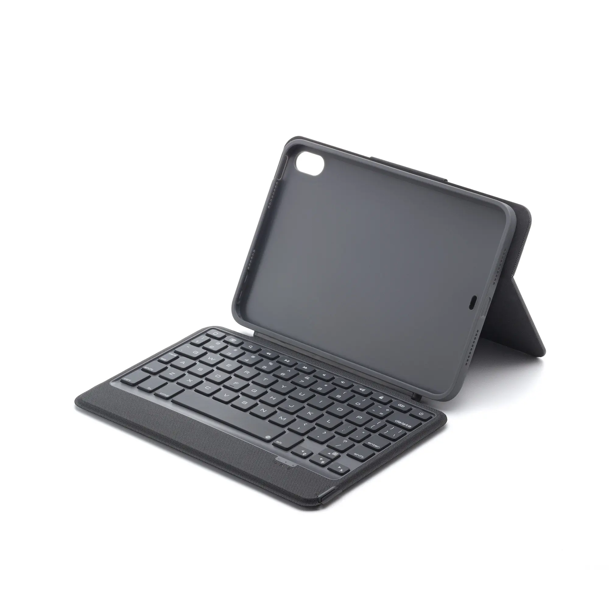 सेब आईपैड मिनी 6 8.7 इंच फोल्डेबल स्प्लिट टाइप टैबलेट ब्लूटूथ मैजिक कीबोर्ड केस आरजीबी बैकलाइट के साथ