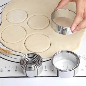 Gran oferta, 11 unidades/juego, cortador redondo de acero inoxidable <span class=keywords><strong>para</strong></span> galletas, círculo, cortador de repostería <span class=keywords><strong>para</strong></span> galletas, pastel, bola de masa hervida, corte de piel, <span class=keywords><strong>molde</strong></span> <span class=keywords><strong>para</strong></span> hornear pasteles - Product Image 6