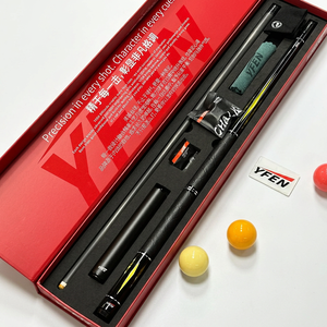YFEN 2026 – Queue de billard de luxe en fibre de carbone T700 avec incrustation d'ormeau de haute qualité, joint radial 3/8*8 en alliage - Product Image 1