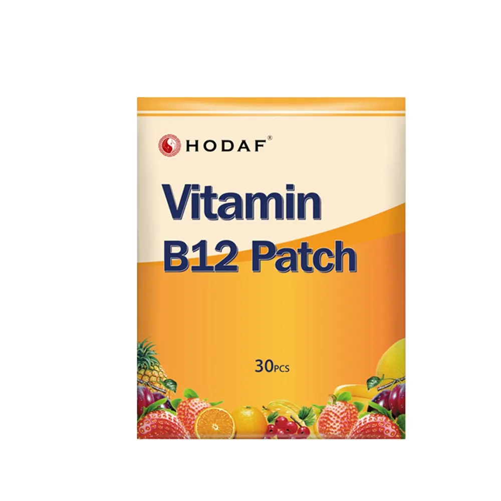 Private Label Self Adhesive Vitamin B12 Patch Energy Multivitamin Pads Topical Vitamin Patch