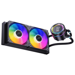 240mm CPU AIO Cooler With ARGB Case <b>Fan</b> New Arrival Water Cooling PC LCD Screen Display Digital Radiator Cooling Pc - Product Image 3