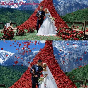 完璧な41色 1000枚入り/袋 バラの花びら 結婚式 パーティー 誕生日 サプライズ クリスマス カーニバル ビデオ撮影 アレンジメント用 - Product Image 3