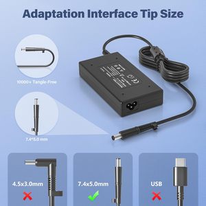 Adaptateur secteur 135W / Chargeur pour <span class=keywords><strong>ordinateur</strong></span> portable EliteDesk 705/800 G1-G3 Elite 8300/8200/8000/7900/7800 (19.5V 3.0A 240V) - Product Image 3