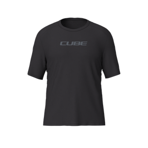 Camiseta Cube MTB con cuello redondo, color negro, talla M, ropa de ciclismo - Product Image 1
