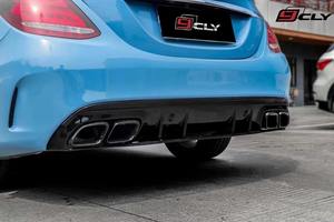 Kit carrozzeria Auto 2021 per Mercedes Benz classe <span class=keywords><strong>C</strong></span> <span class=keywords><strong>W205</strong></span> Upgrade C63 <span class=keywords><strong>AMG</strong></span> con griglia a cofano diffusore paraurti posteriore anteriore - Product Image 5