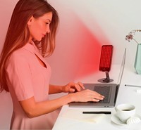 Lampe de luminothérapie LED rouge à usage domestique avec support, panneau lumineux NIR 660nm 850nm pour le corps