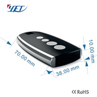 Télécommande à code roulant à 4 boutons de haute qualité YET2141, 433,92 MHz, compatible avec les portes de garage