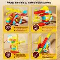 Juguete Educativo para Niños de 0 a 3 Meses, Juego de Bloques de Construcción de Plástico ABS, Robot de Programación Creativa, Caja de Colores