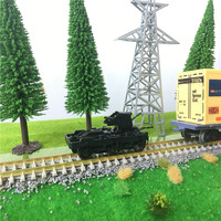 Kits d'accessoires de Train électrique, 2 pièces, kit de construction, échelle 1:87