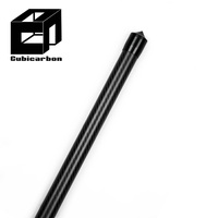 Tige de tente télescopique en fibre de verre FRP avec verrous réglables, mât de tente léger en fibre de verre, surface OEM 3K
