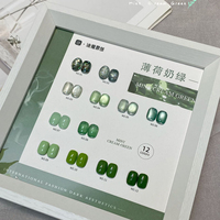 Kit de vernis à ongles en gel UV professionnel ZRKGEL TPO sans HEMA, longue tenue, vert, à retirer par trempage, fabricant OEM sous marque privée