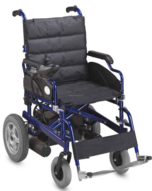 Lightweight Folding Electric Wheelchair Convenient Electric