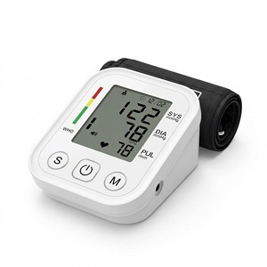 Monitor <span class=keywords><strong>de</strong></span> Presión Arterial Portátil para la Parte Superior del Brazo, para Emergencias al Aire Libre, Campamento, Senderismo, Botiquín <span class=keywords><strong>de</strong></span> <span class=keywords><strong>Primeros</strong></span> <span class=keywords><strong>Auxilios</strong></span>, Máquina Digital <span class=keywords><strong>de</strong></span> Presión Arterial Recargable - Product Image 1