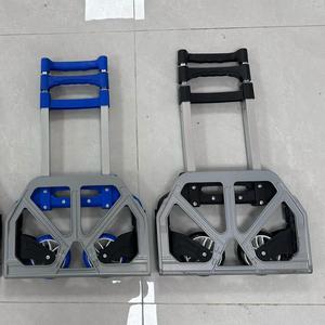 Industrial Outdoor Camping Folding Adjustable Telescopic Handle Durable Iron Stair Climbing Hand Lift Truck Shopping Market - Product Image 6