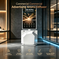 Diffuseur d'arômes publicitaire commercial avec écran LCD HD 1080P, contrôle à distance par application, système double, machine à parfum, fourniture d'usine OEM ODM