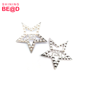 Ordine di moda personalizzato all'ingrosso della Sorority della stella orientale greco Masonic OES spilla con risvolto di perle per accessori di gioielli - Product Image 2
