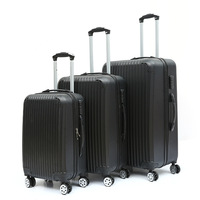 Valise de haute qualité à prix avantageux, ABS+PC rouge, 20 pouces, 24 pouces, avec roulettes Ormi, fabriquée en Chine