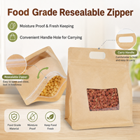 Sacs à café en papier kraft personnalisés avec fond plat, fermeture éclair et valve unidirectionnelle, 250g, emballage en gros, OEM