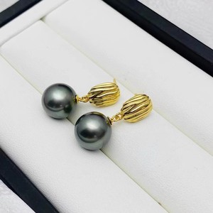 22352DIY Beads 9-15mm <b>Silver</b> Gold Empty Stand S925 DIY <b>Pearl</b> Accessories for <b>Earrings</b> 925 Sterling <b>Silver</b> 2022 New Collection - Product Image 2