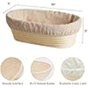 Fábrica de gelificación, venta al por mayor, juego de cestas de prueba de pan, venta directa de fábrica china, Bannetons reutilizables para pan <span class=keywords><strong>casero</strong></span>, masa fermentada - Product Image 6